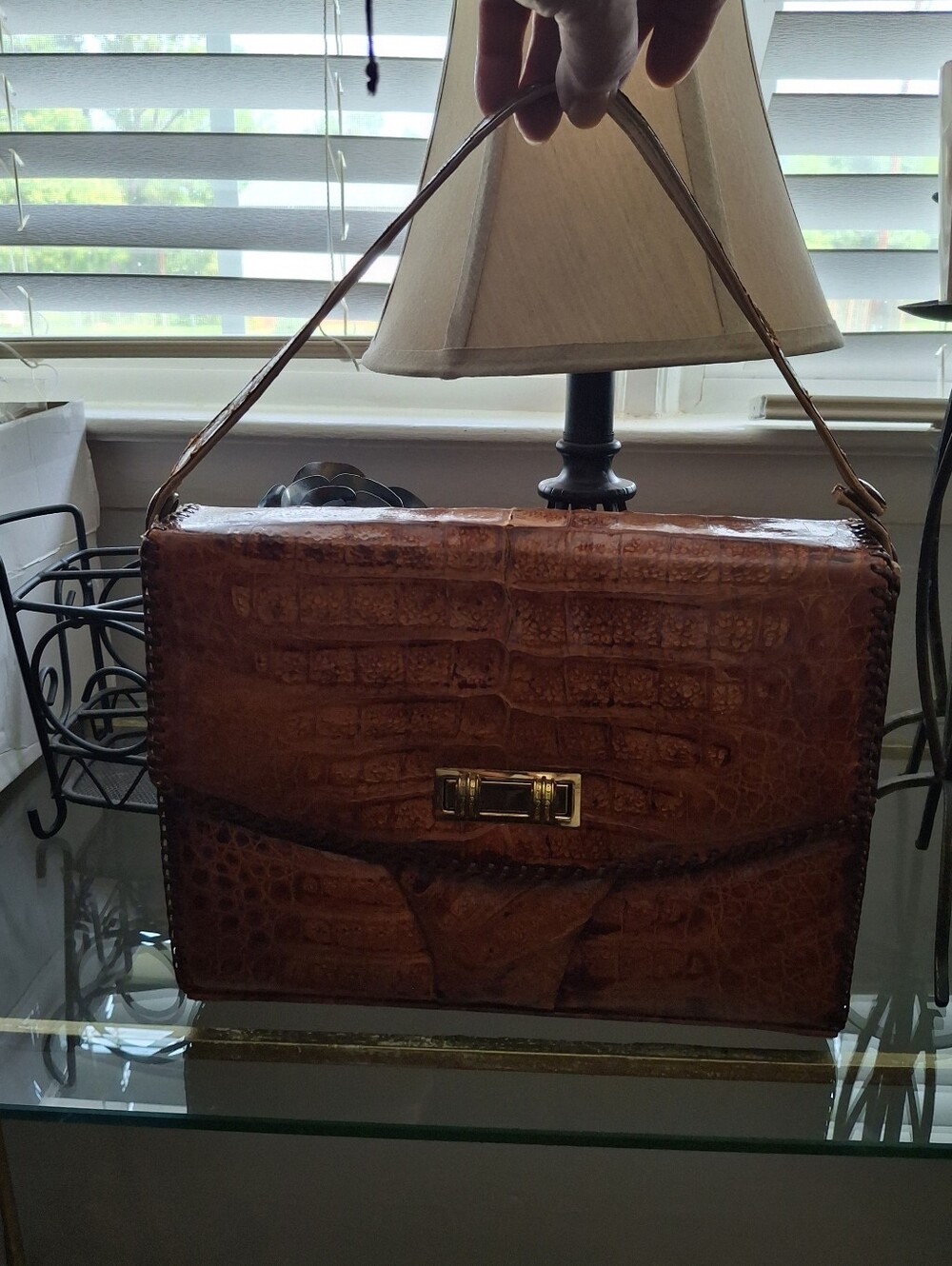 ETCO Rare Vintage 50s/60s Genuine Alligator Purse - Picture 12 of 12